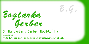 boglarka gerber business card